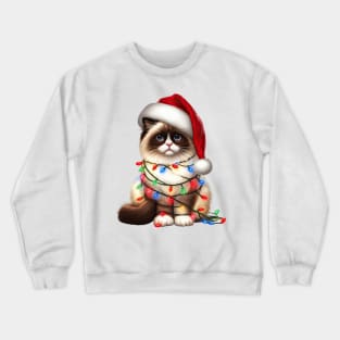 Christmas Birman Cat Crewneck Sweatshirt